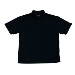 Top Flite Men’s Black Performance Golf Polo Shirt